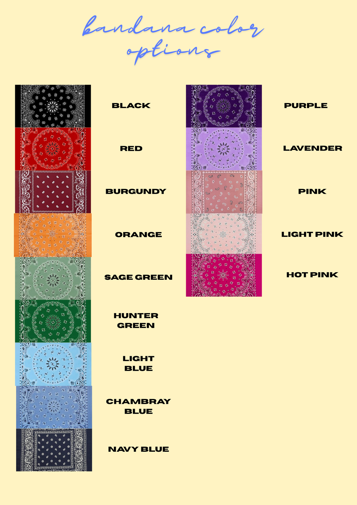 Custom Embroidered Bandana Tote Bag